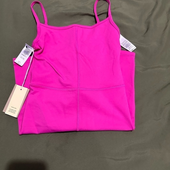 Aritzia Divinity Romper in vital pink. BRAND NEW! - Picture 5 of 9